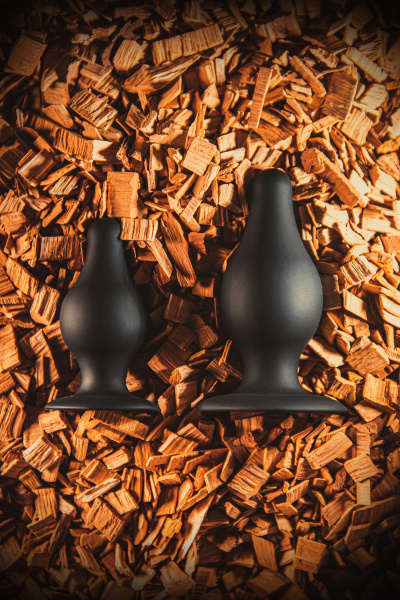 Анальная втулка Erotist Spade S, сайлекспан, чёрный, 8 см