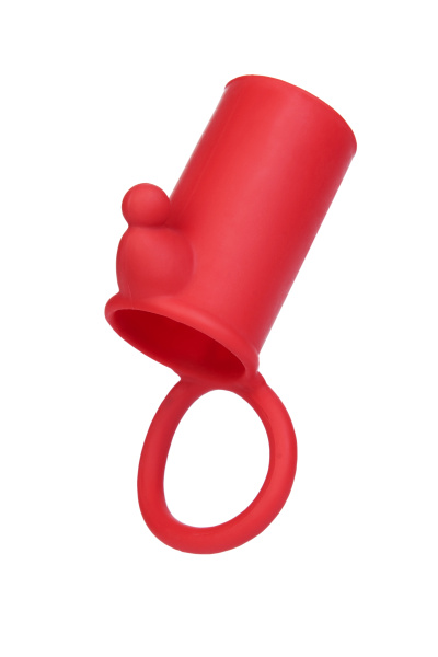 Насадка на пенис BLACK & RED BY TOYFA, со стимуляцией клитора