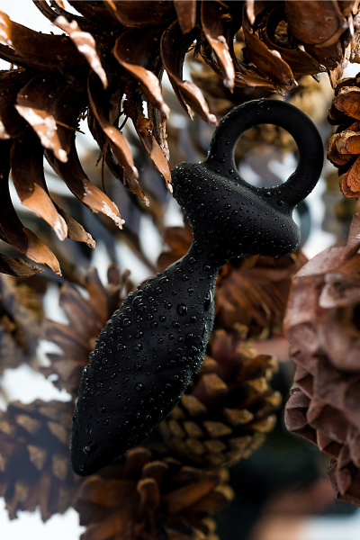 Анальная пробка Erotist Strob S - size, черная, 7 см Ø 2,6