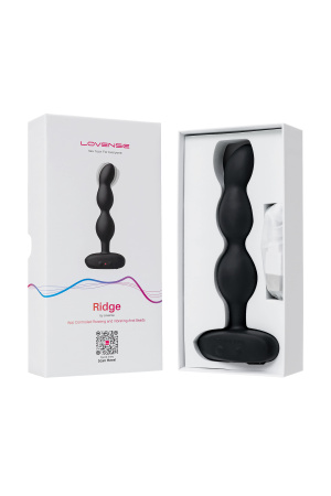 Анальный стимулятор Lovense Ridge,силикон,черный,17,2 см