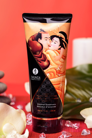 Массажный крем Shunga /миндаль/  200 мл